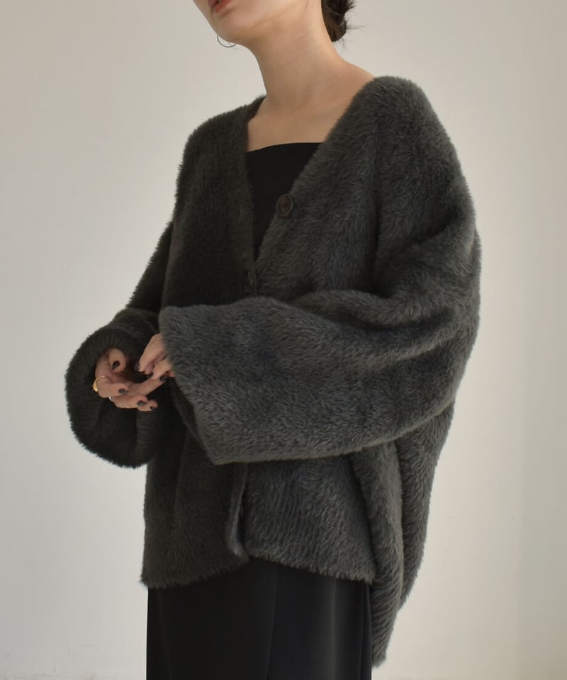 Shaggy Loose Cardigan t1911-87 | cizatto Shaggy Loose Cardigan t1911-87 | cizatto