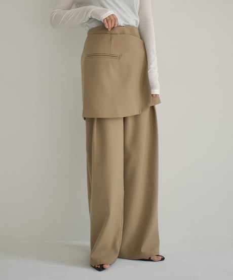Skirt Layered Pants bo2000-109