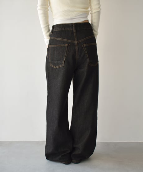 High Waist Tuck Wide Denim bo2000-180