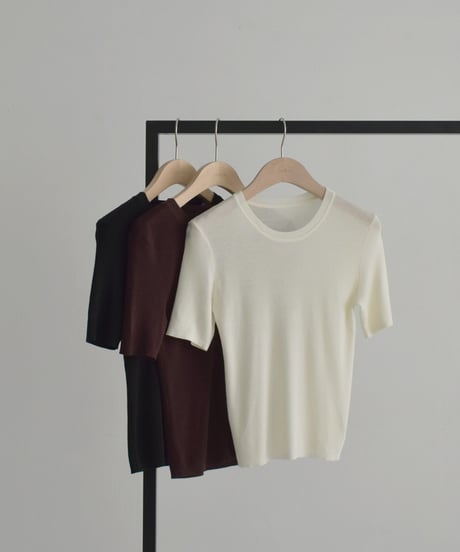 Halfsleeve Knit Tops t1911-464