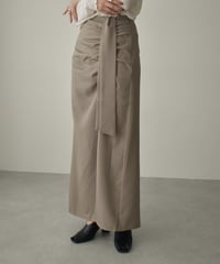 Gather Ribbon Skirt bo2000-59