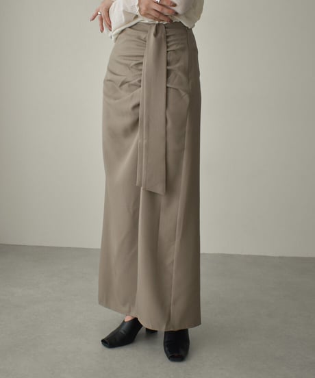 Gather Ribbon Skirt bo2000-59