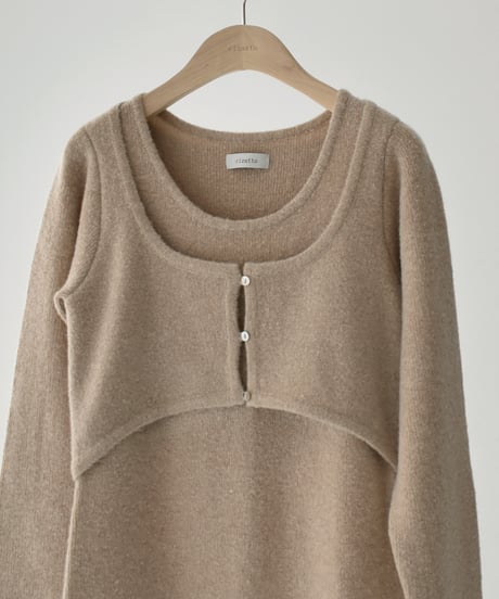 I Line Knit Onepiece op-0202009521