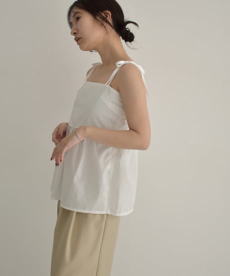 Back Laceup Ribbon Camisole t1911-276