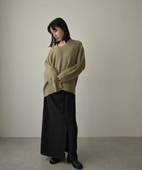 Vneck Over Knit Tops t1911-128