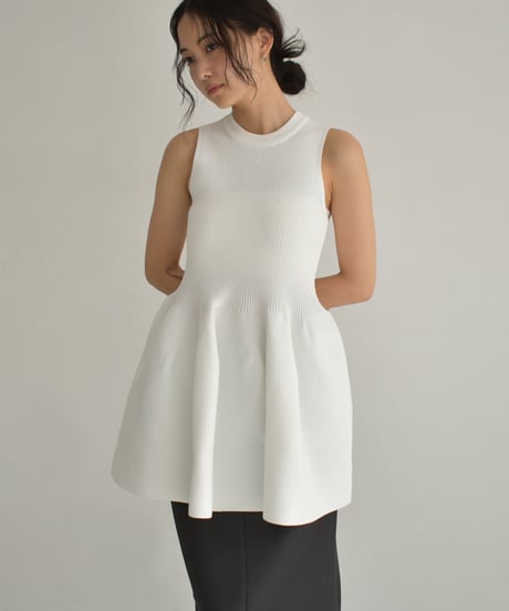 Peplum Knit Tops t1911-401