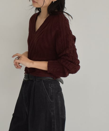 Vneck Short Knit t1911-326