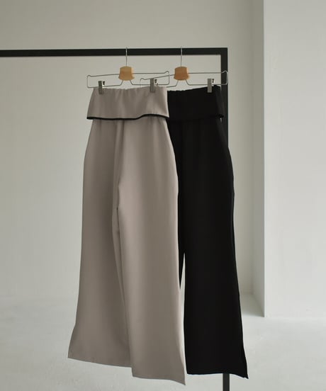 Waist Flap Piping Pants【セットアップ着用可能】 op-0202004433