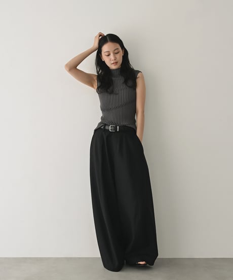 Mellow Pattern Bottleneck Knit t1911-528