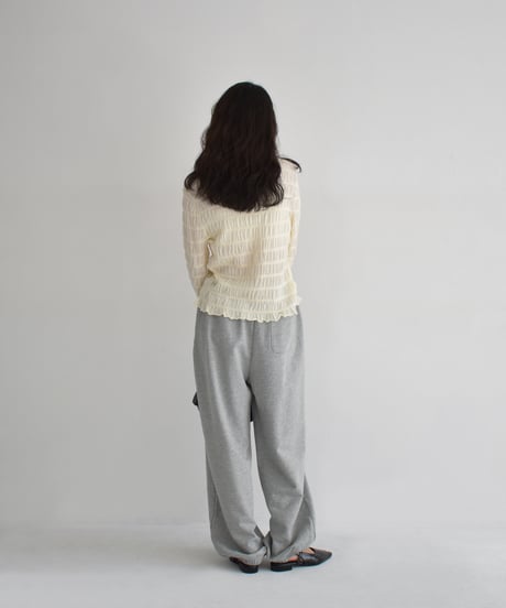 Shirring Knit Cardigan t1911-463