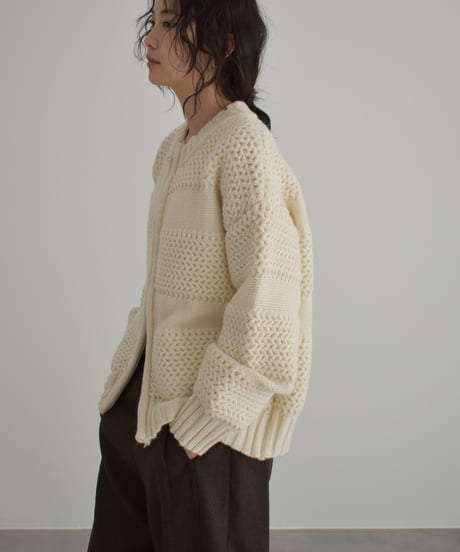 Front Zip Knit Cardigan t1911-492