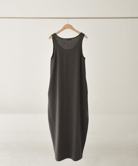 Cocoon Silhouette Knit Onepiece (Charcoal) op-0202009555