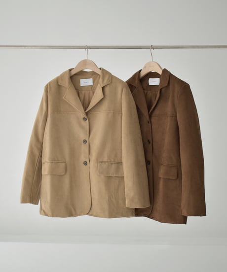 Fake Suede Tailored Jacket t1911-336