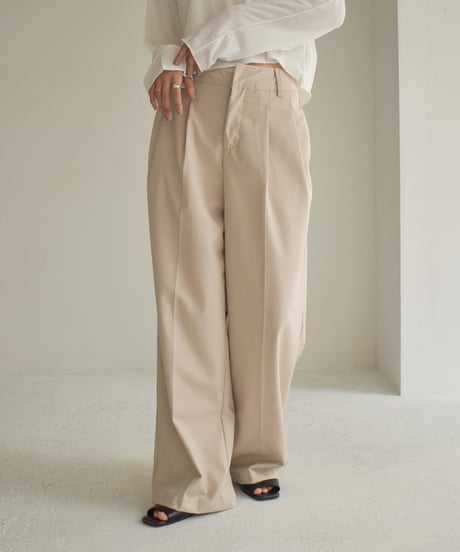 Tuck Slacks Pants bo2000-105