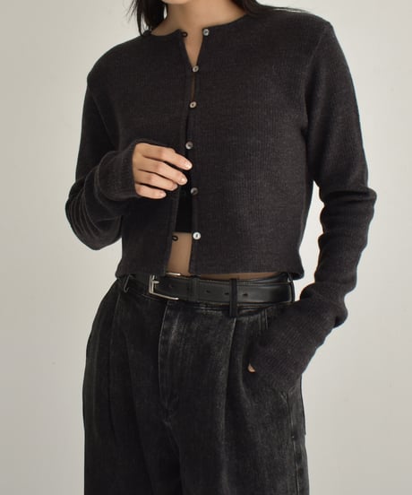 Crew Neck Short Cardigan t1911-223