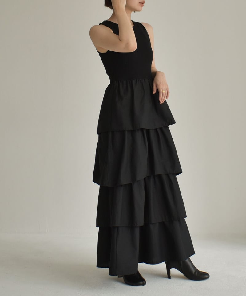 ワンピース COTTON LACE PATCHWORK DOCKING ONE PIECE COTTON LACE PATCHWORK DOCKING ONE PIECE