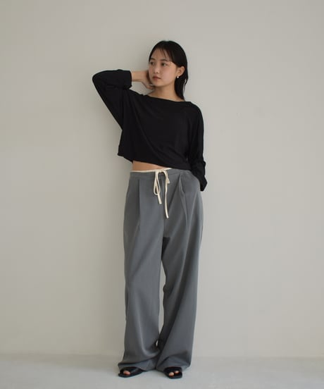 Cropped Sheer Tops t1911-250
