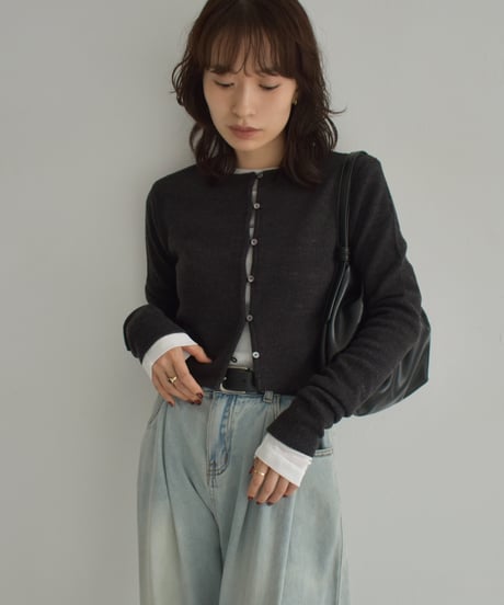 Long sleeve Sheer Tops t1911-444