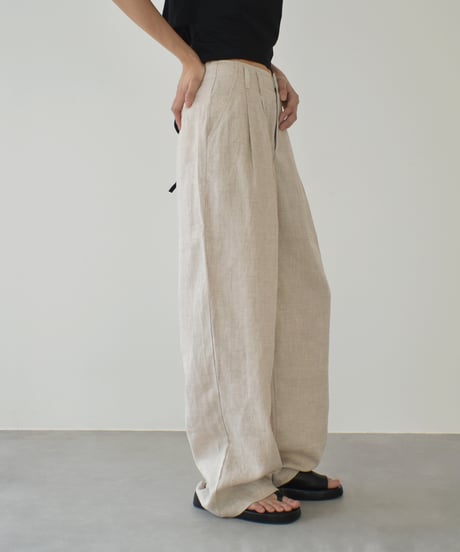 Tuck Linen Pants bo2000-164