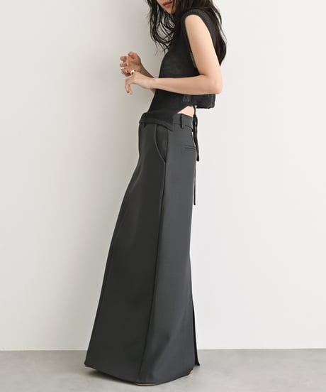Back Ribbon Mesh Tops t1911-548