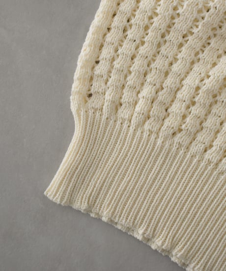 Lace Line Knit Vest t1911-495