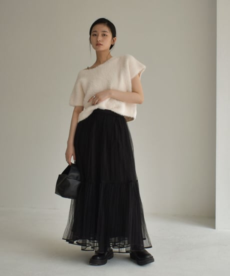 Shaggy Cropped Tops t1911-217