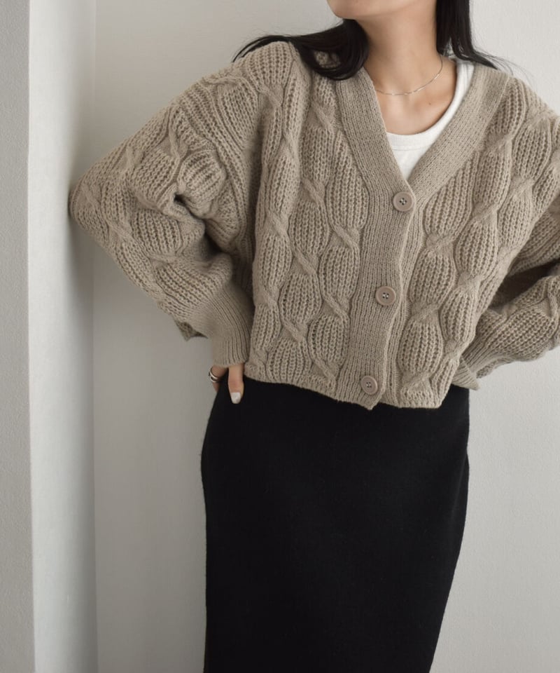 Short Knit Cardigan t1911-139 | cizatto
