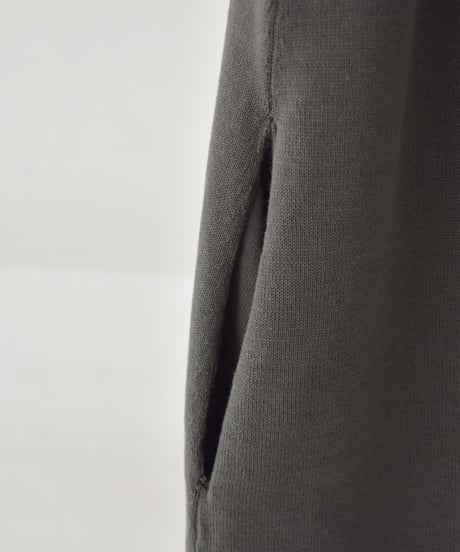 Cocoon Silhouette Knit Onepiece (Charcoal) op-0202009555