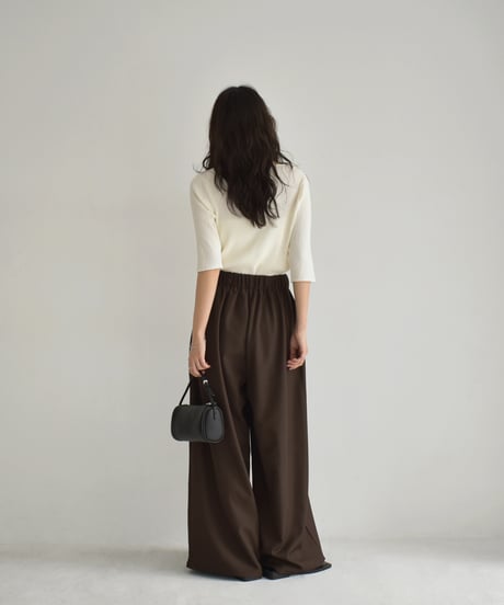 Highwaist 2Tuck Wide Pants bo2000-163