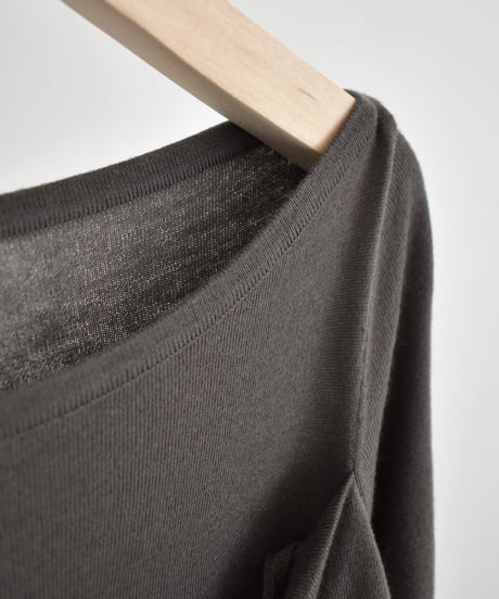 Tuck Drape Knit Tops t1911-502
