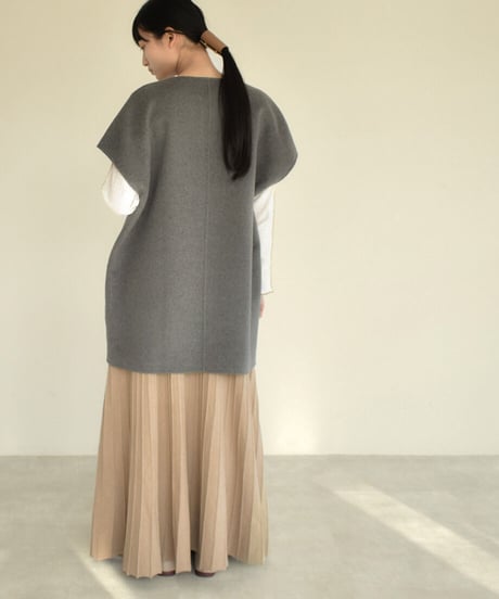 Wool Short Caftan Vest t1911-43