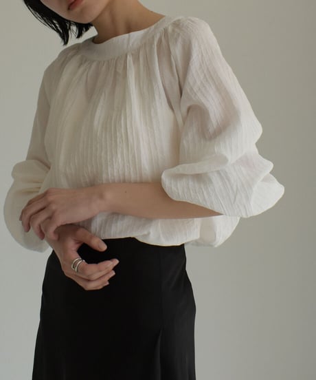 Stripe Sheer Blouse t1911-178