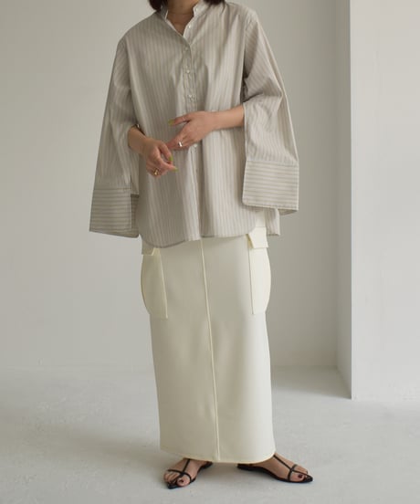 Slit Sleeve Shirt t1911-172