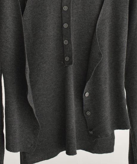 Layered Design Knit Tops t1911-445