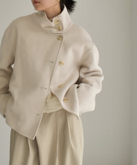 Wool Stand Collar Short Coat ⅽ1911-38
