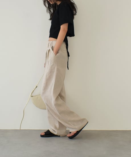 Tuck Linen Pants bo2000-164