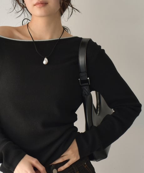 Bicolor One Shoulder Tops t1911-452
