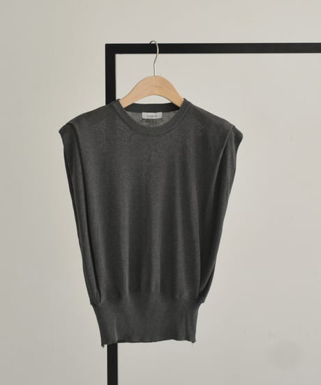 Shoulder Tuck Knit Tops t1911-426