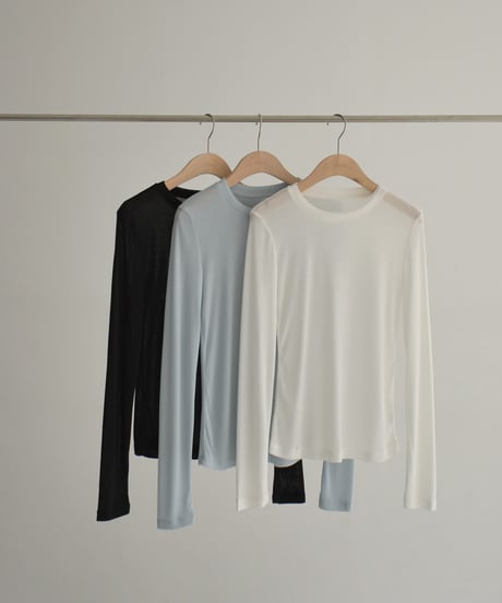 Long sleeve Sheer Tops t1911-444