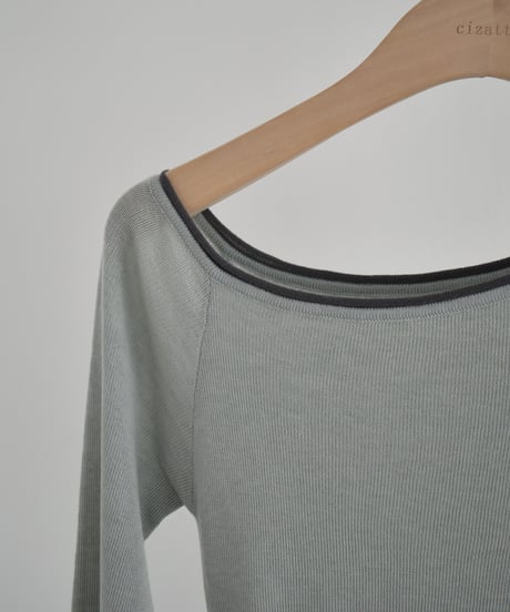 Bicolor One Shoulder Tops t1911-452