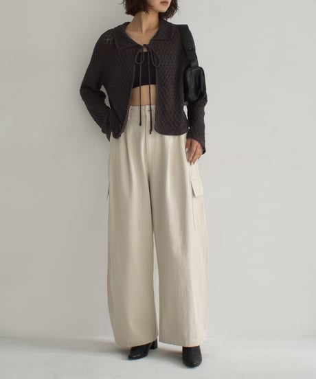 Crochet Knit Cardigan Tops t1911-439