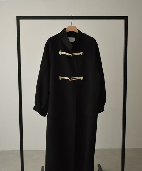 Volume Sleeve Duffel Coat (Black)