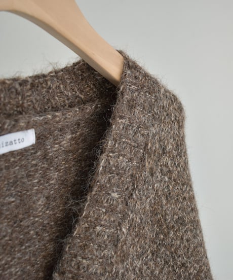 Mix Over Size Knit Cardigan t1911-486