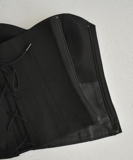 Back Lace Up Bustier【セットアップ着用可能】 0202004437