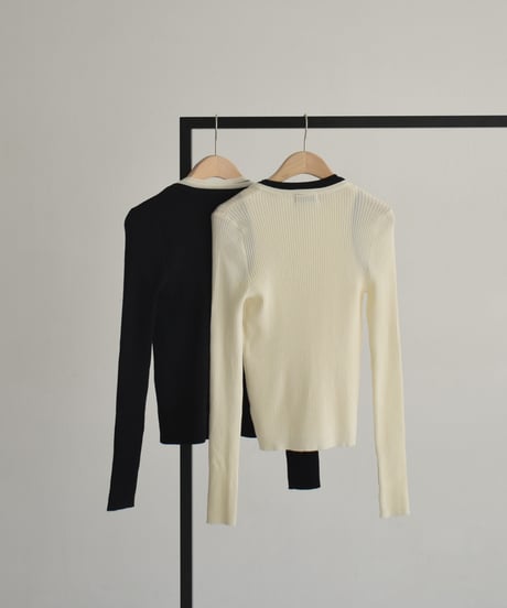 Bicolor Ensemble Knit t1911-440