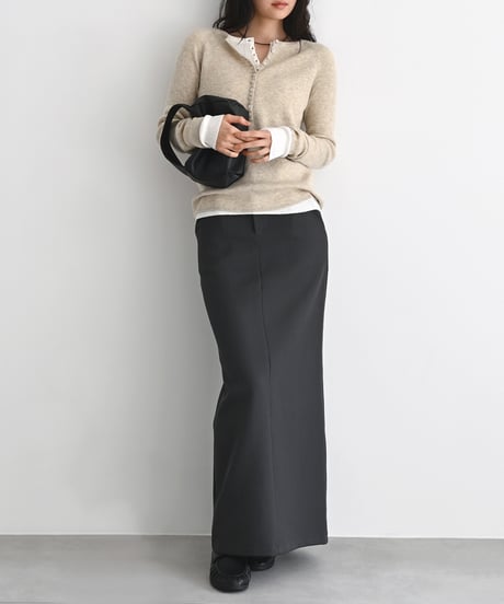 Henry Neck Knit Tops t1911-514