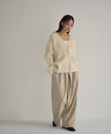 Hairy Shaggy Knit Cardigan t1911-314