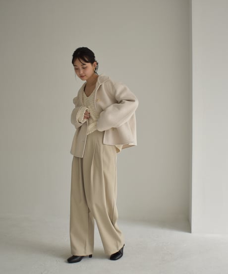Wool Stand Collar Short Coat ⅽ1911-38