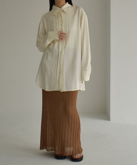 Loose Silhouette Shirt t1911-190