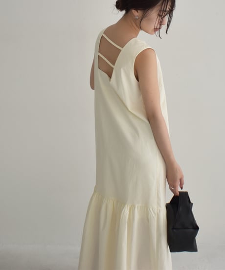 Back Open Nosleeve Onepiece op-0202009531